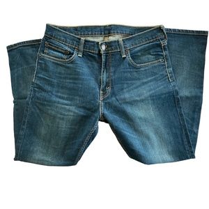 Levi’s 502 Taper Fit Mens Jeans 33x30 Rosefinch Dark Wash Stretch